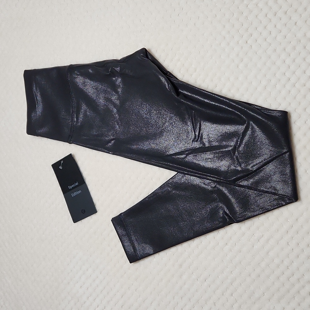 Nwt Lululemon Special Edition Wunder Train HR Tight 28 *Foil